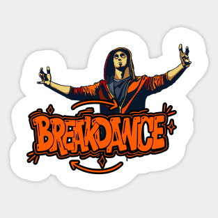 Breakdance Sticker